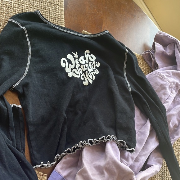 Playboy by PACSUN limited long sleeve stretch top - Picture 5 of 5